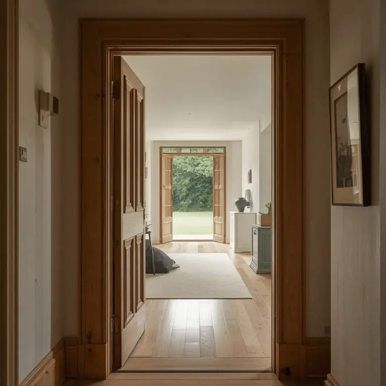 Period doorway garden sightline | Love Architects