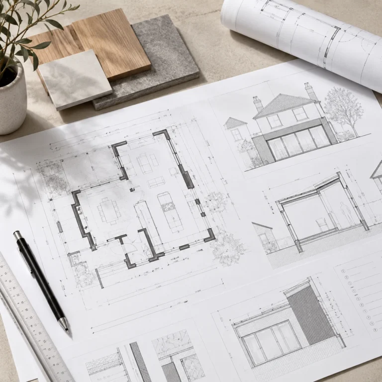 Technical drawing set for residential design | Love Architects